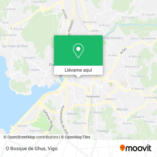 Mapa O Bosque de Ghus