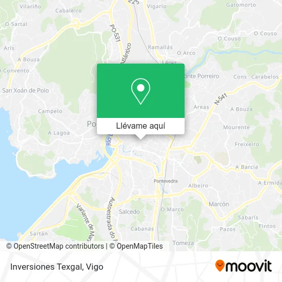 Mapa Inversiones Texgal