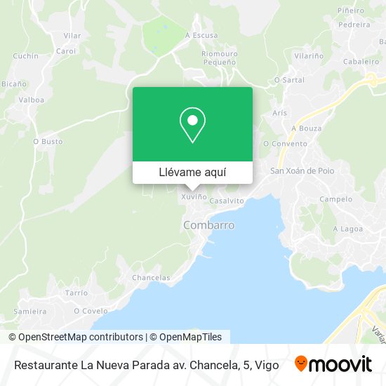 Mapa Restaurante La Nueva Parada av. Chancela, 5