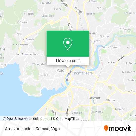 Mapa Amazon Locker-Camisa