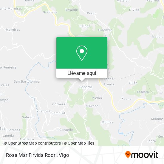 Mapa Rosa Mar Firvida Rodri