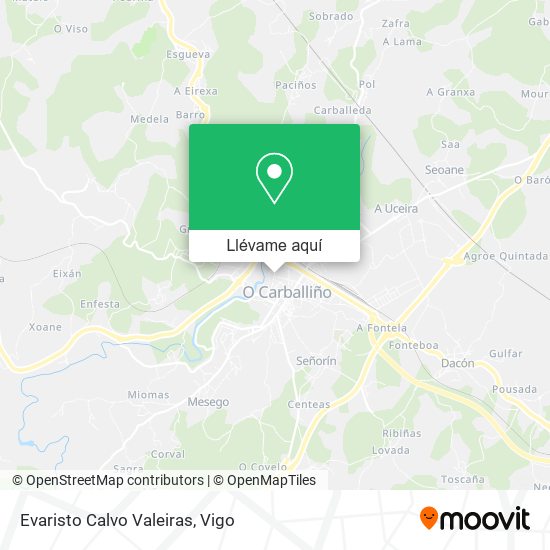 Mapa Evaristo Calvo Valeiras