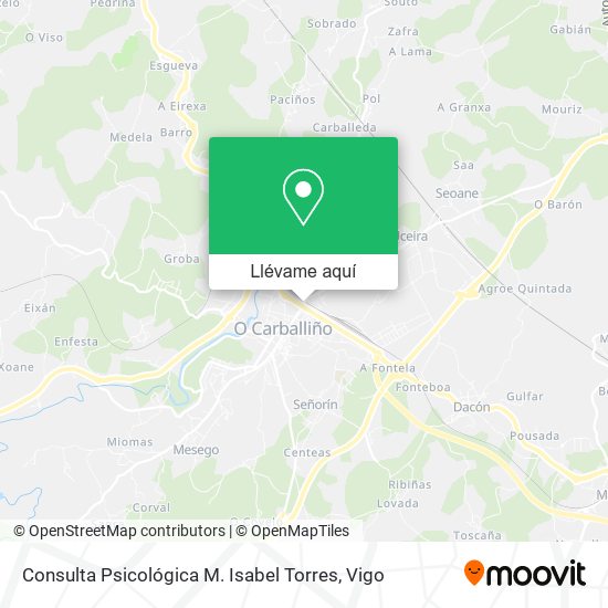 Mapa Consulta Psicológica M. Isabel Torres