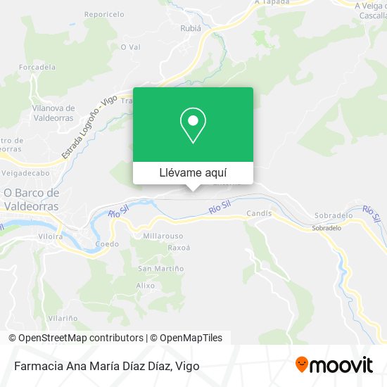 Mapa Farmacia Ana María Díaz Díaz