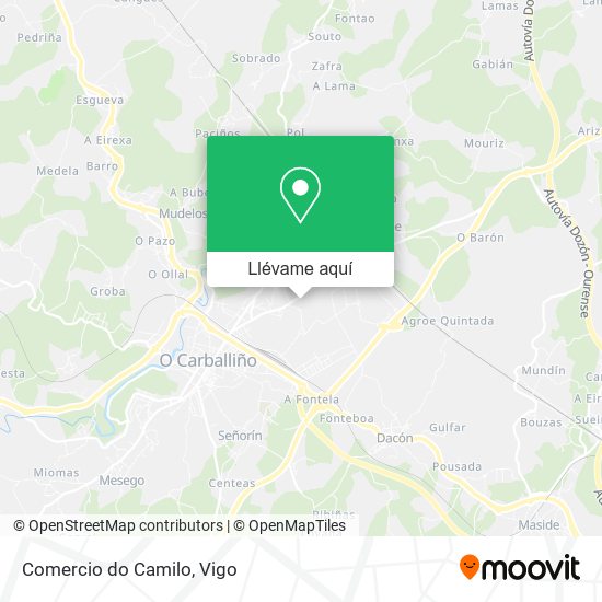 Mapa Comercio do Camilo