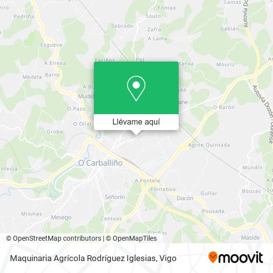 Mapa Maquinaria Agrícola Rodríguez Iglesias