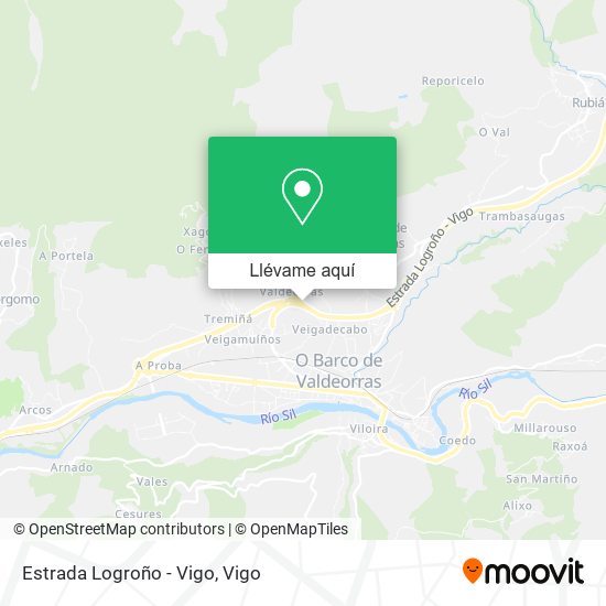 Mapa Estrada Logroño - Vigo