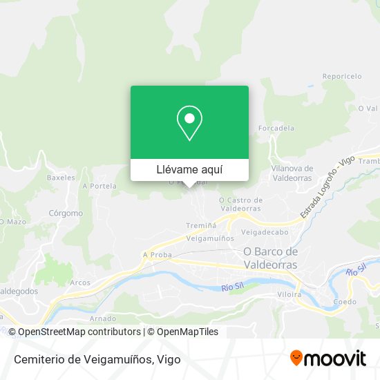 Mapa Cemiterio de Veigamuíños