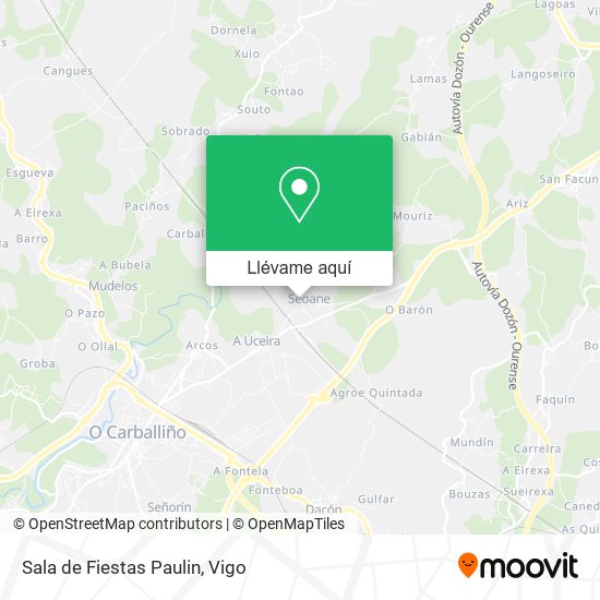Mapa Sala de Fiestas Paulin