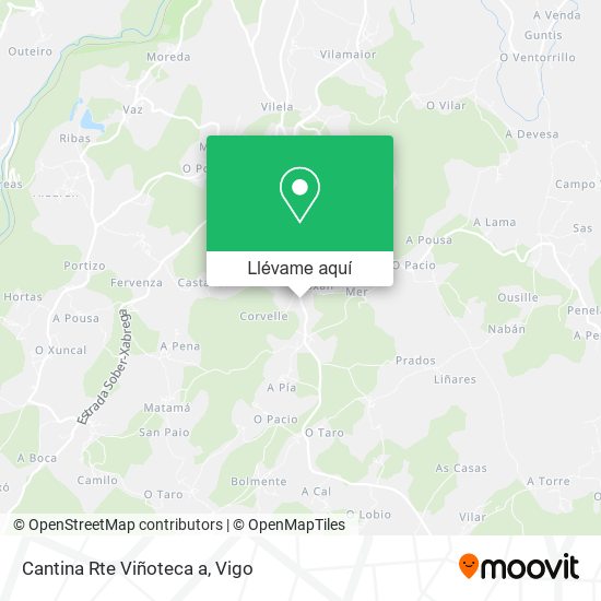 Mapa Cantina Rte Viñoteca a