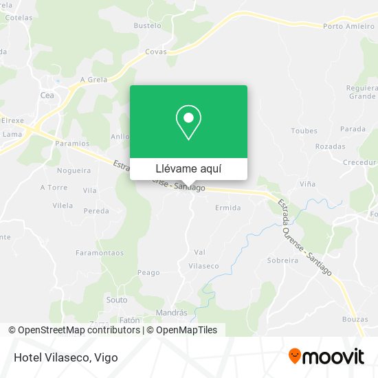 Mapa Hotel Vilaseco