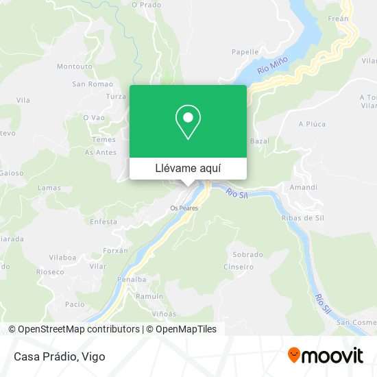 Mapa Casa Prádio