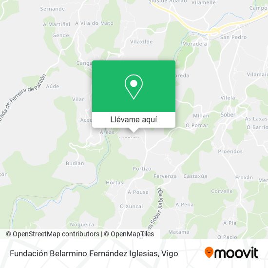 Mapa Fundación Belarmino Fernández Iglesias