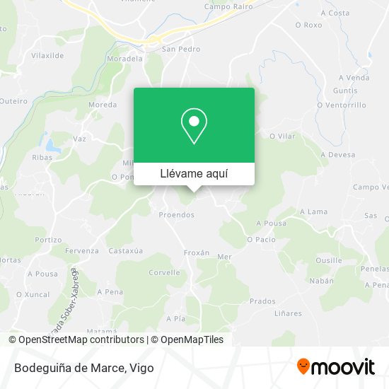 Mapa Bodeguiña de Marce