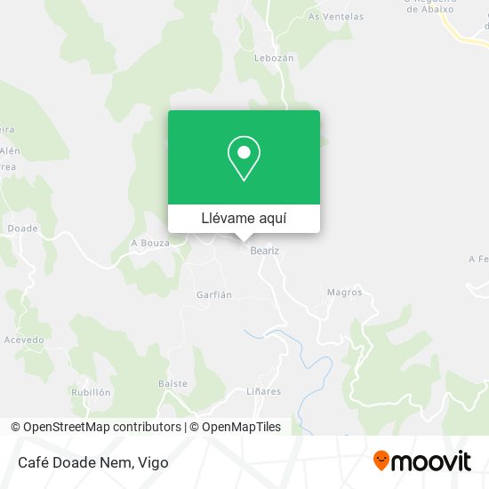 Mapa Café Doade Nem