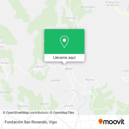 Mapa Fundación San Rosendo