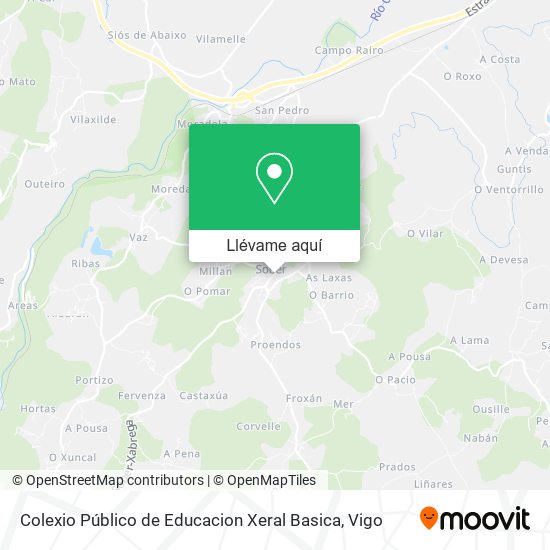 Mapa Colexio Público de Educacion Xeral Basica