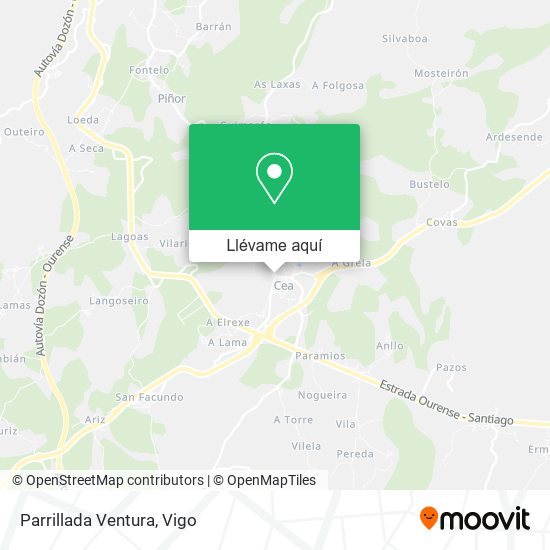 Mapa Parrillada Ventura