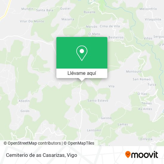 Mapa Cemiterio de as Casarizas