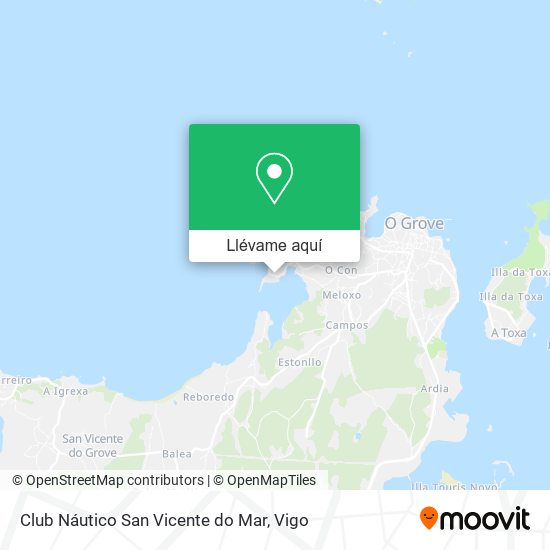 Mapa Club Náutico San Vicente do Mar