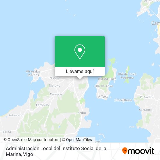 Mapa Administración Local del Instituto Social de la Marina