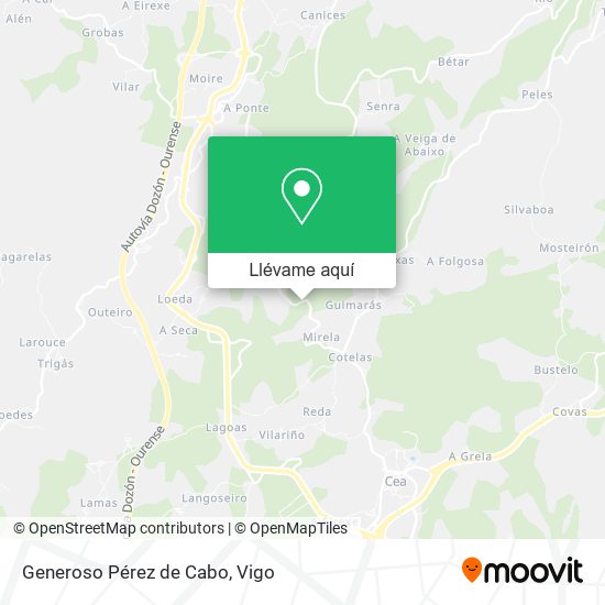 Mapa Generoso Pérez de Cabo