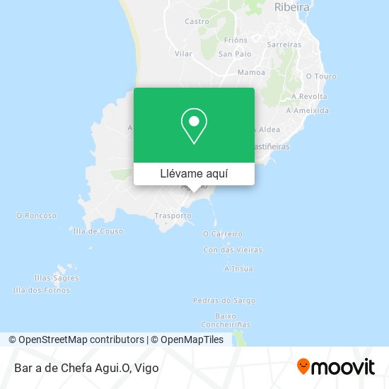 Mapa Bar a de Chefa Agui.O