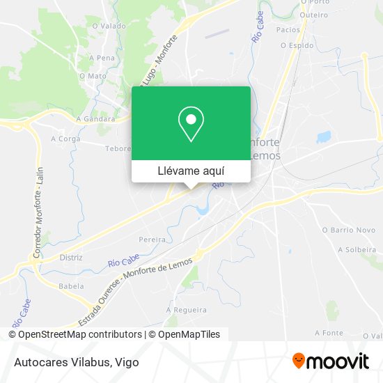 Mapa Autocares Vilabus