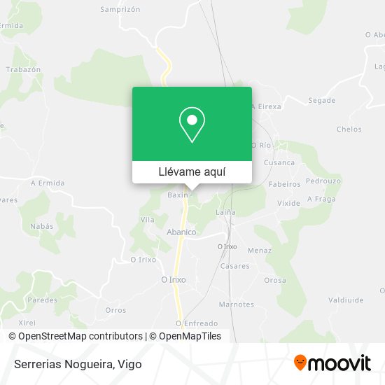 Mapa Serrerias Nogueira