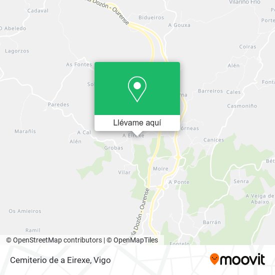 Mapa Cemiterio de a Eirexe