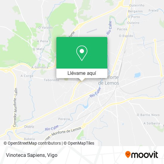 Mapa Vinoteca Sapiens
