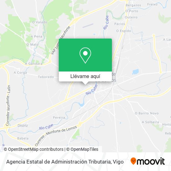 Mapa Agencia Estatal de Administración Tributaria