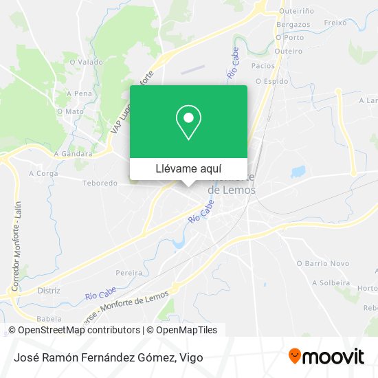 Mapa José Ramón Fernández Gómez