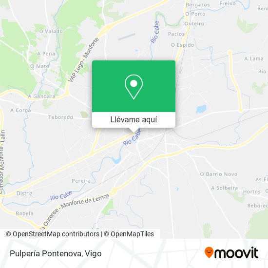 Mapa Pulpería Pontenova