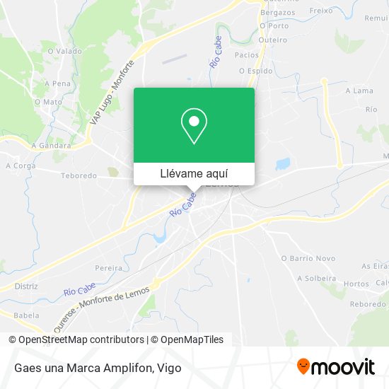 Mapa Gaes una Marca Amplifon