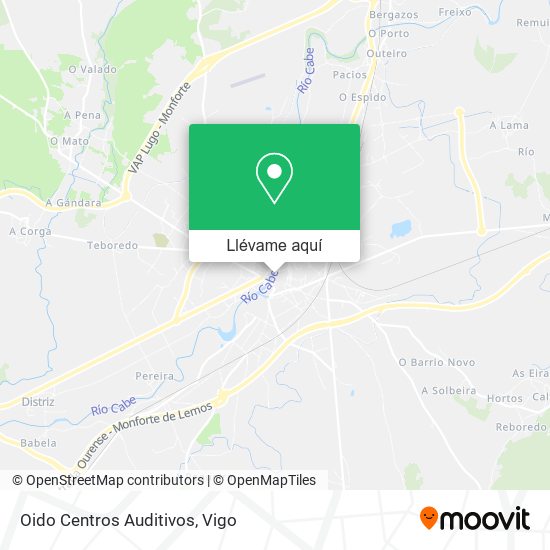 Mapa Oido Centros Auditivos