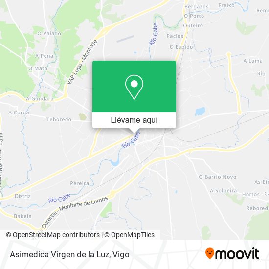 Mapa Asimedica Virgen de la Luz