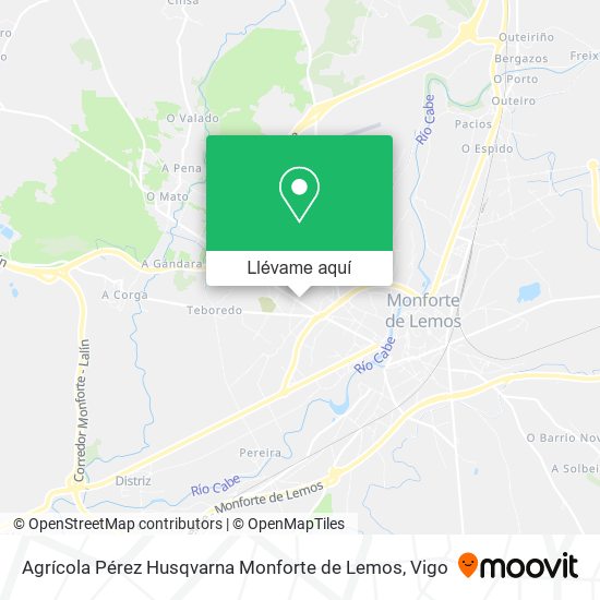 Mapa Agrícola Pérez Husqvarna Monforte de Lemos