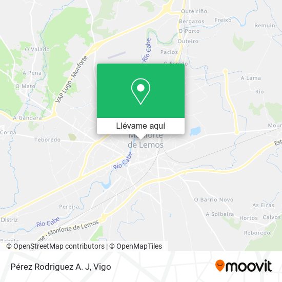 Mapa Pérez Rodriguez A. J