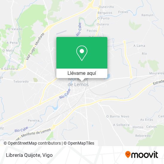 Mapa Librería Quijote