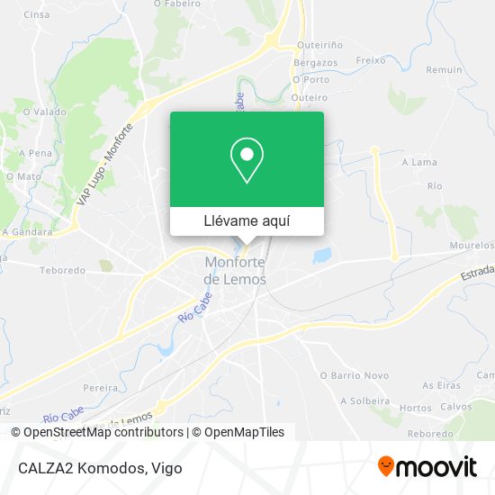 Mapa CALZA2 Komodos