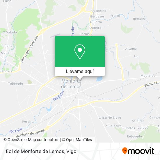 Mapa Eoi de Monforte de Lemos