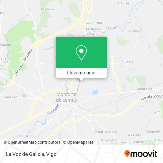 Mapa La Voz de Galicia