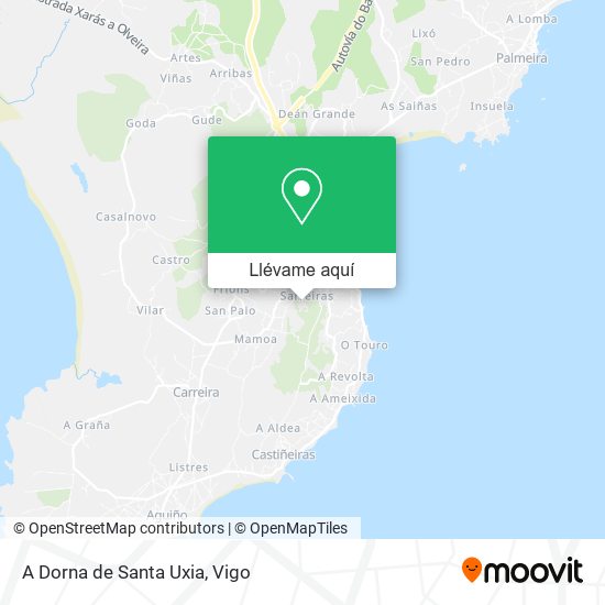 Mapa A Dorna de Santa Uxia
