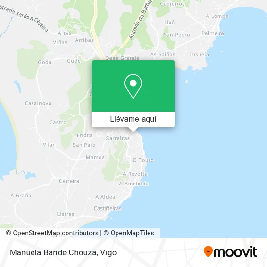 Mapa Manuela Bande Chouza