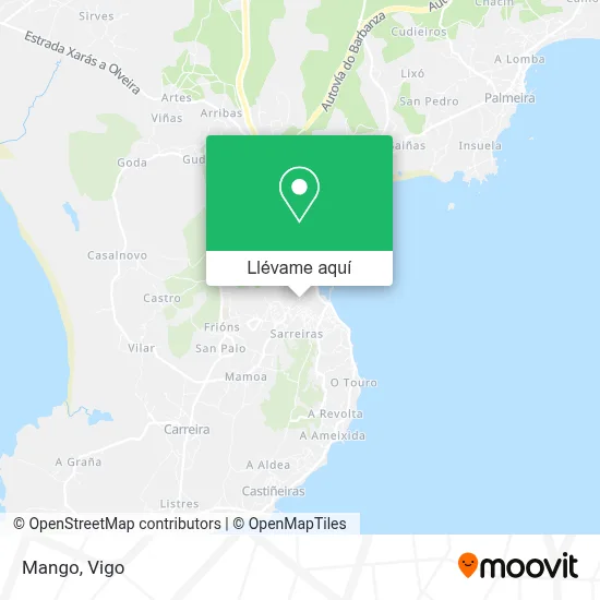 Mapa Mango