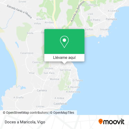 Mapa Doces a Maricola