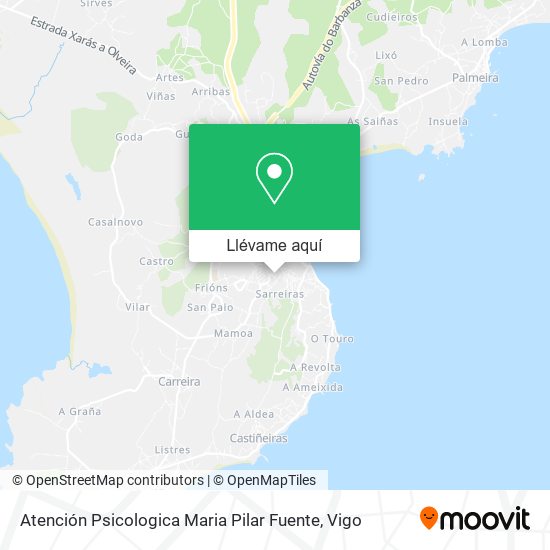 Mapa Atención Psicologica Maria Pilar Fuente