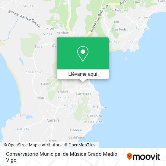 Mapa Conservatorio Municipal de Música Grado Medio