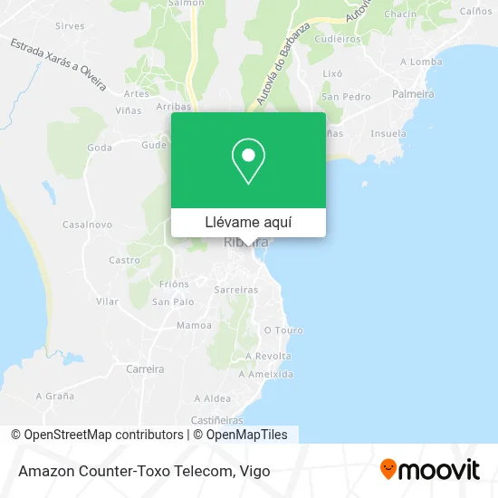 Mapa Amazon Counter-Toxo Telecom